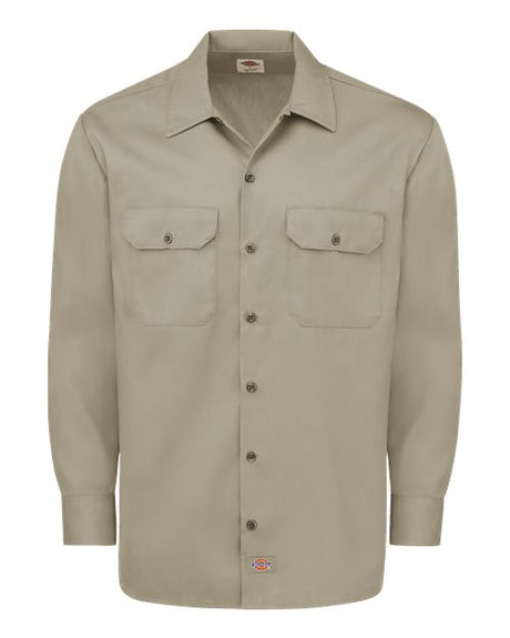 Dickies Men's Long Sleeve Work Shirt Corporate Apparel Shirts & Tops