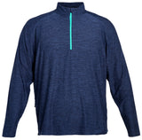 Pebble Beach Marled Jersey 1/4 Zip Tech Pullover Mens Apparel Sweatshirts & Fleece