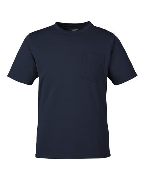 Harriton Men's Charge Snag and Soil Protect T-Shirt-1