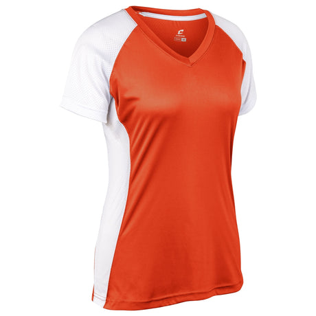 Champro Girl's Infinite V-Neck Short Sleeve Softball Jersey