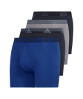 adidas Men's Stretch Cotton 4-Pack Boxer Brief Mens Apparel Underwear