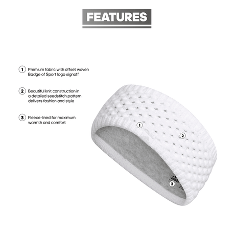 adidas Women's Crestline Headband Unisex Accessories Hats & Caps