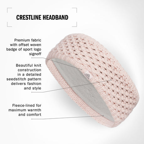 adidas Women's Crestline Headband Unisex Accessories Hats & Caps
