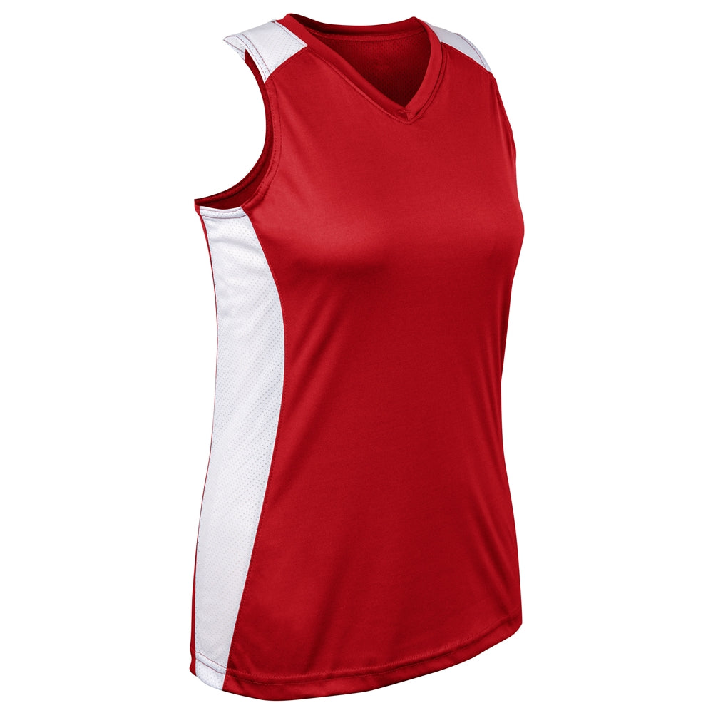 Champro Girl's Infinite V-Neck Racerback Softball Jersey Softball Jerseys Youth