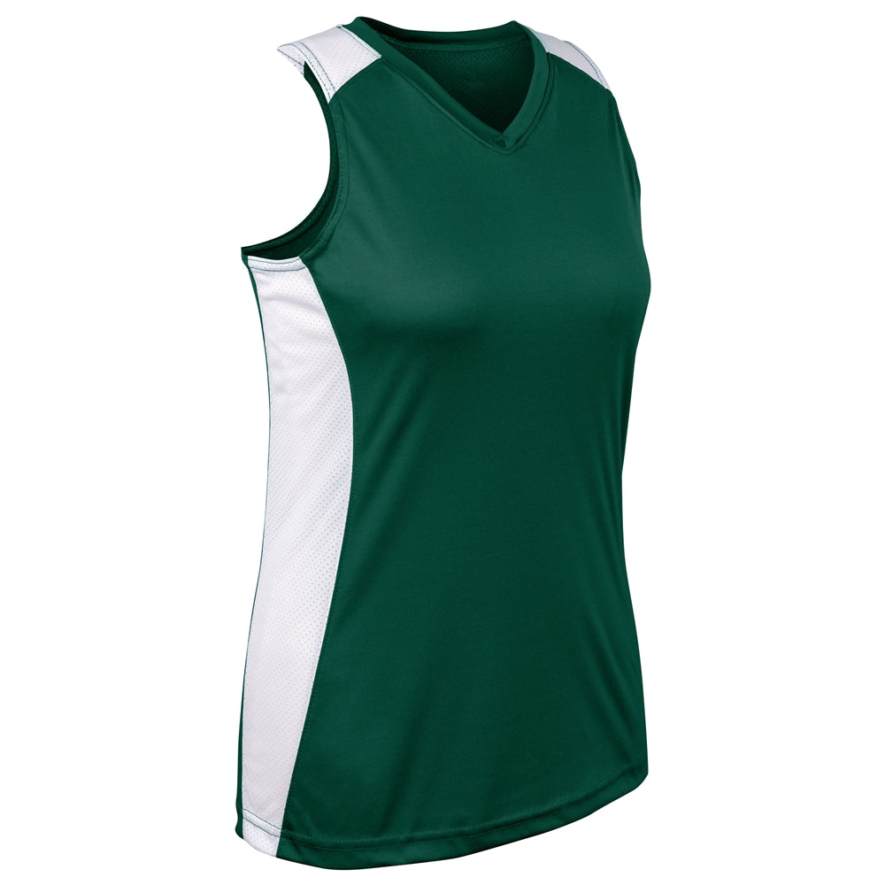 Champro Girl's Infinite V-Neck Racerback Softball Jersey Softball Jerseys Youth