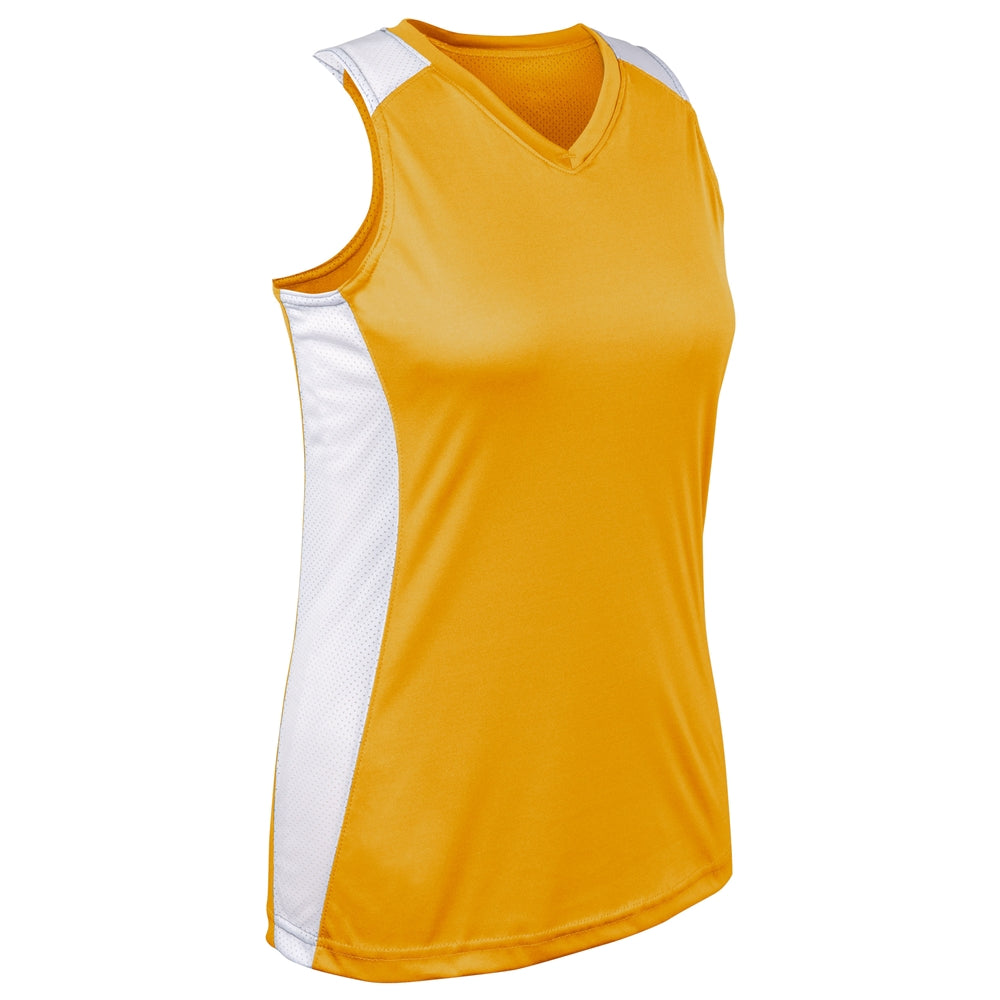 Champro Girl's Infinite V-Neck Racerback Softball Jersey Softball Jerseys Youth