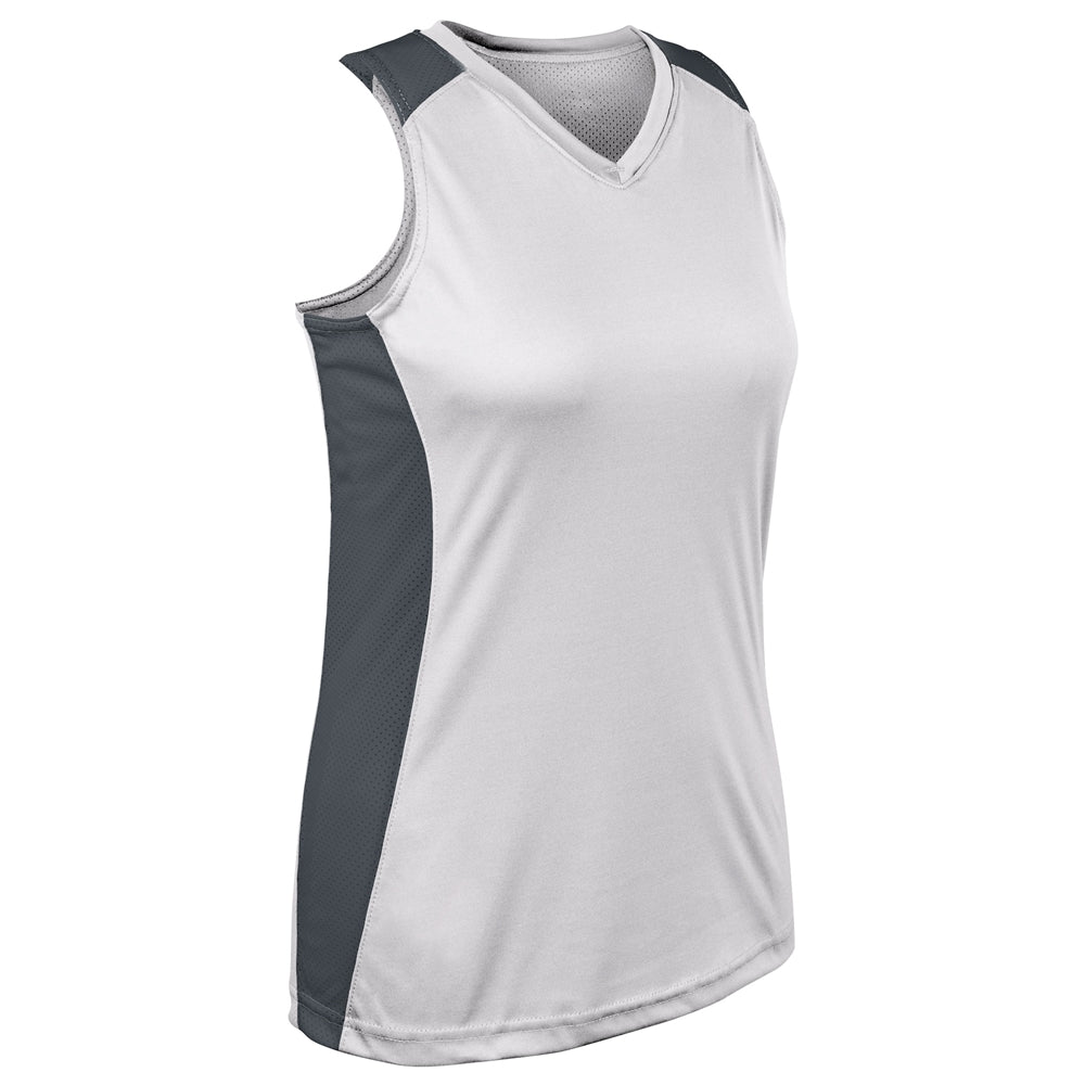 Champro Girl's Infinite V-Neck Racerback Softball Jersey Softball Jerseys Youth