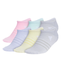 adidas Girls' Superlite 3.0 6-Pack No Show-1
