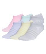 adidas Girls' Superlite 3.0 6-Pack No Show-1