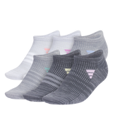 adidas Women's Superlite 3.0 No Show Socks (6-Pack)-1