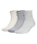 adidas Men's Cushioned 3.0 Color 3-Pack Quarter Socks