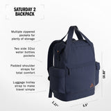 adidas Saturday 2 Backpack Unisex Accessories Bags & Backpacks