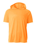 A4 Men's Short Sleeve Hooded Tee Mens Apparel Shirts & Tops