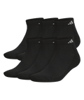 adidas Men's Athletic Cushioned Low Cut Socks 6-Pack Unisex Accessories Socks