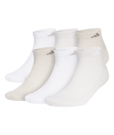 adidas Men's Athletic Cushioned Low Cut Socks 6-Pack Unisex Accessories Socks