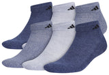 adidas Men's Athletic Cushioned Low Cut Socks 6-Pack Unisex Accessories Socks