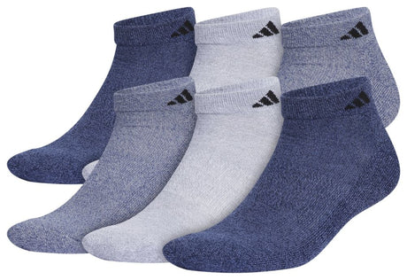 adidas Men's Athletic Cushioned Low Cut Socks 6-Pack Unisex Accessories Socks