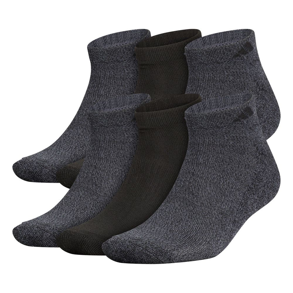 adidas Men's Athletic Cushioned Low Cut Socks 6-Pack Unisex Accessories Socks