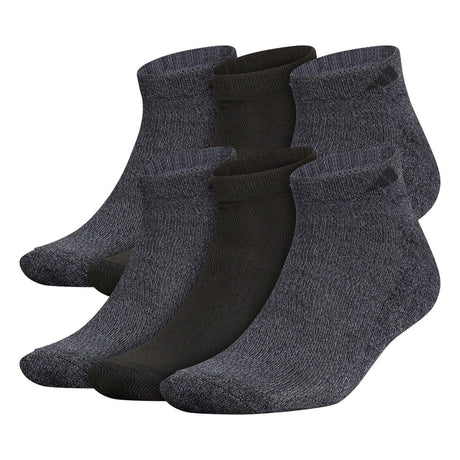 adidas Men's Athletic Cushioned Low Cut Socks 6-Pack Unisex Accessories Socks