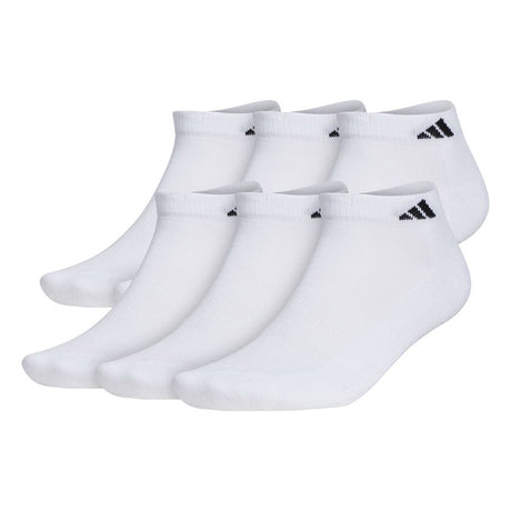 adidas Men's Athletic Cushioned Low Cut Socks 6-Pack Unisex Accessories Socks