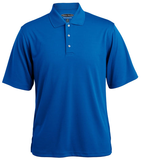 Pebble Beach Men's Horizontal Texture Polo Mens Apparel Shirts & Tops