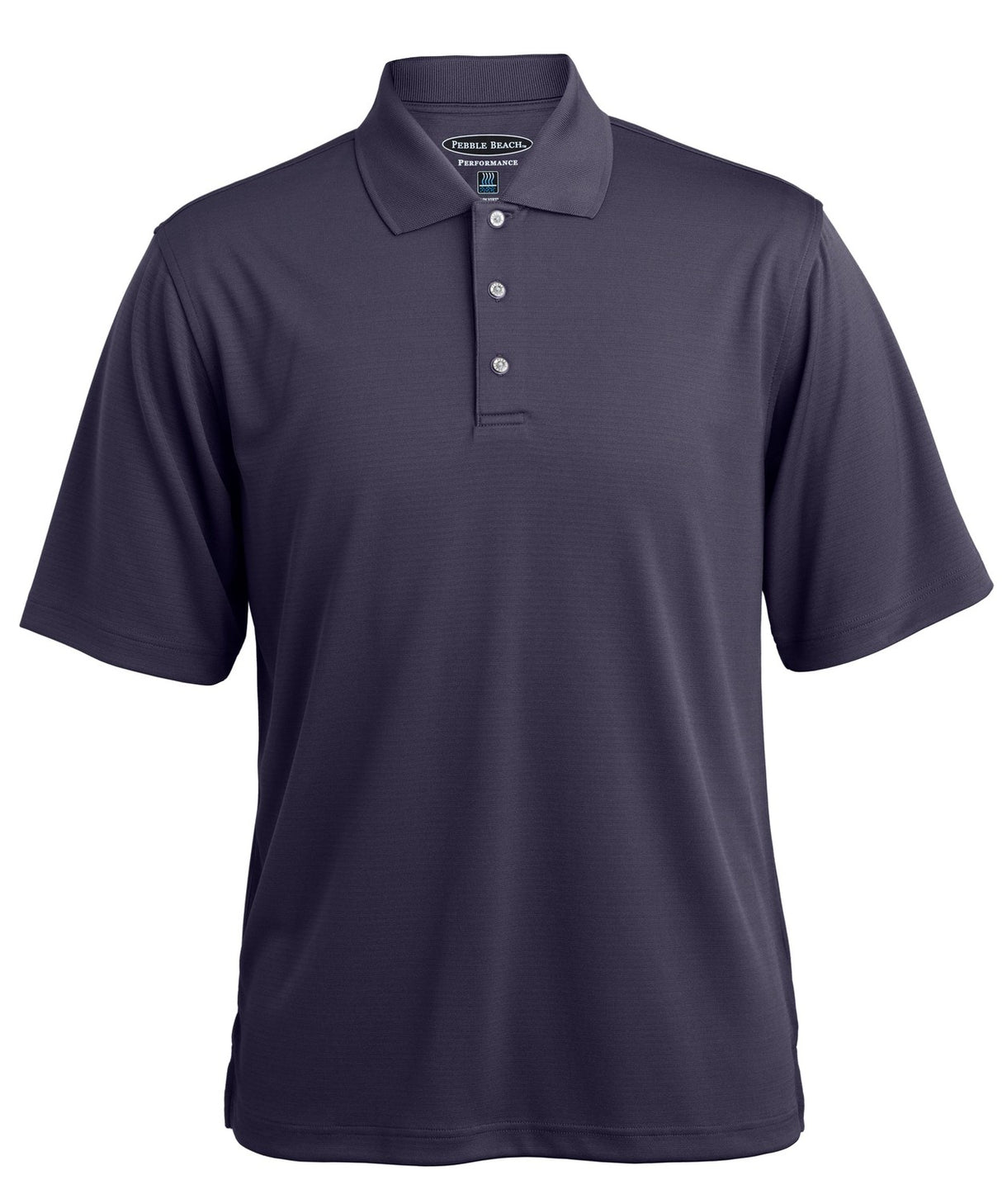 Pebble Beach Men's Horizontal Texture Polo Mens Apparel Shirts & Tops