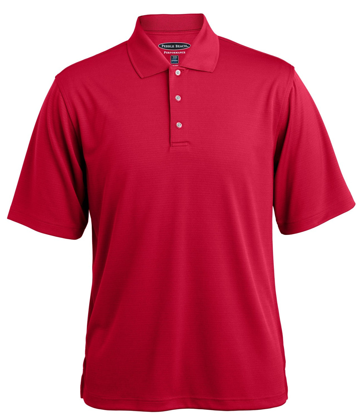 Pebble Beach Men's Horizontal Texture Polo Mens Apparel Shirts & Tops