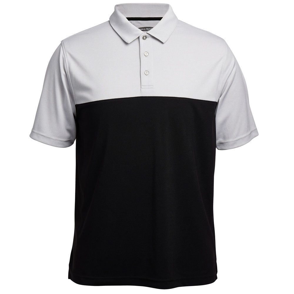 Pebble Beach Men's Color Block Polo Mens Apparel Shirts & Tops