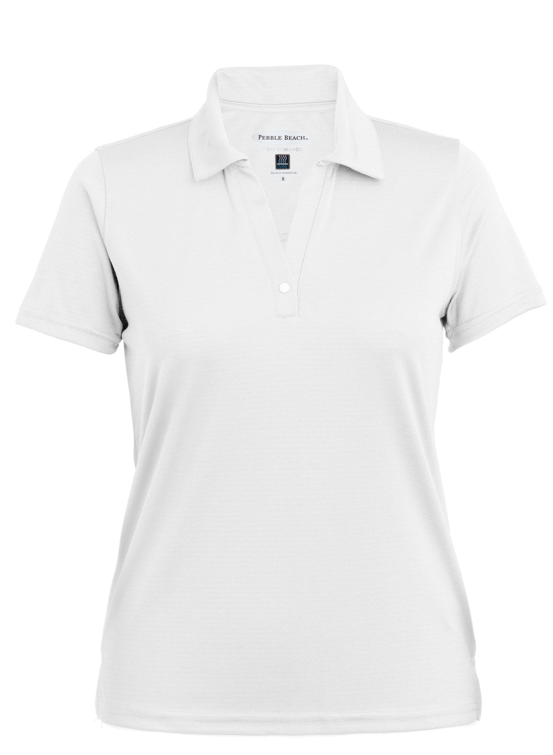 Pebble Beach Women's Horizontal Texture Polo Womens Apparel Shirts & Tops