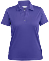 Pebble Beach Women's Horizontal Texture Polo Womens Apparel Shirts & Tops