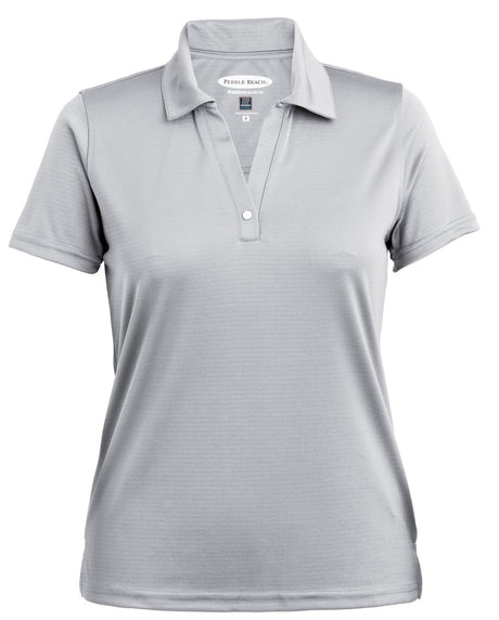 Pebble Beach Women's Horizontal Texture Polo Womens Apparel Shirts & Tops
