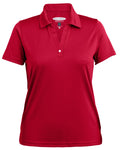 Pebble Beach Women's Horizontal Texture Polo Womens Apparel Shirts & Tops