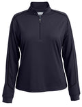 Pebble Beach Women's Textured 1/4 Zip Womens Apparel Sweatshirts & Fleece