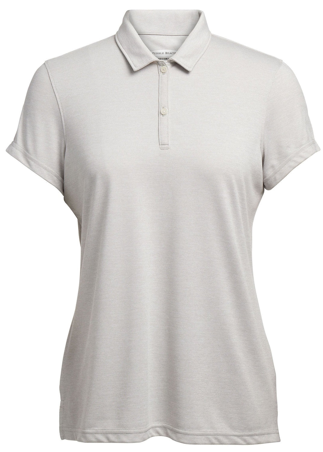 Pebble Beach Women's Diagonal Tonal Texture Polo Womens Apparel Shirts & Tops