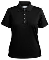 Pebble Beach Women's Grid Texture Polo Womens Apparel Shirts & Tops
