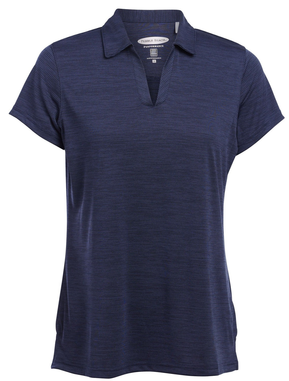 Pebble Beach Women's Heather Texture Polo Womens Apparel Shirts & Tops