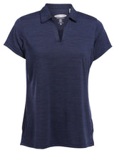 Pebble Beach Women's Heather Texture Polo Womens Apparel Shirts & Tops