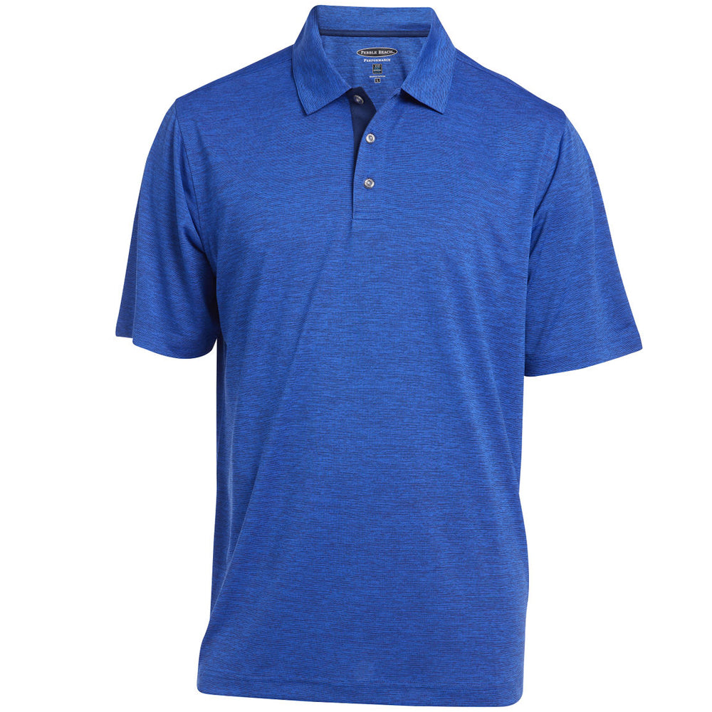 Pebble Beach Men's Heather Polo Mens Apparel Shirts & Tops