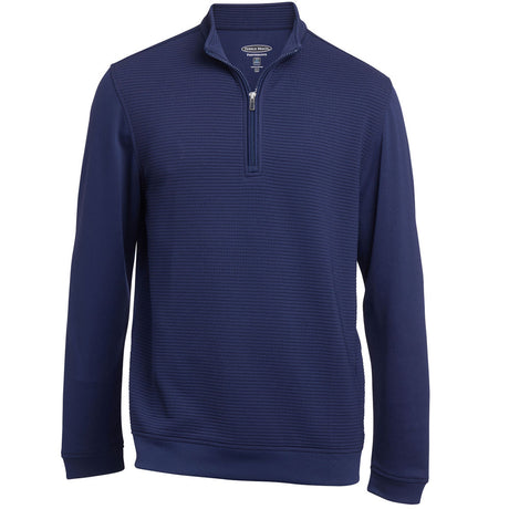 Pebble Beach Men’s Ottoman Texture 1/4 Zip Pullover Mens Apparel Sweatshirts & Fleece
