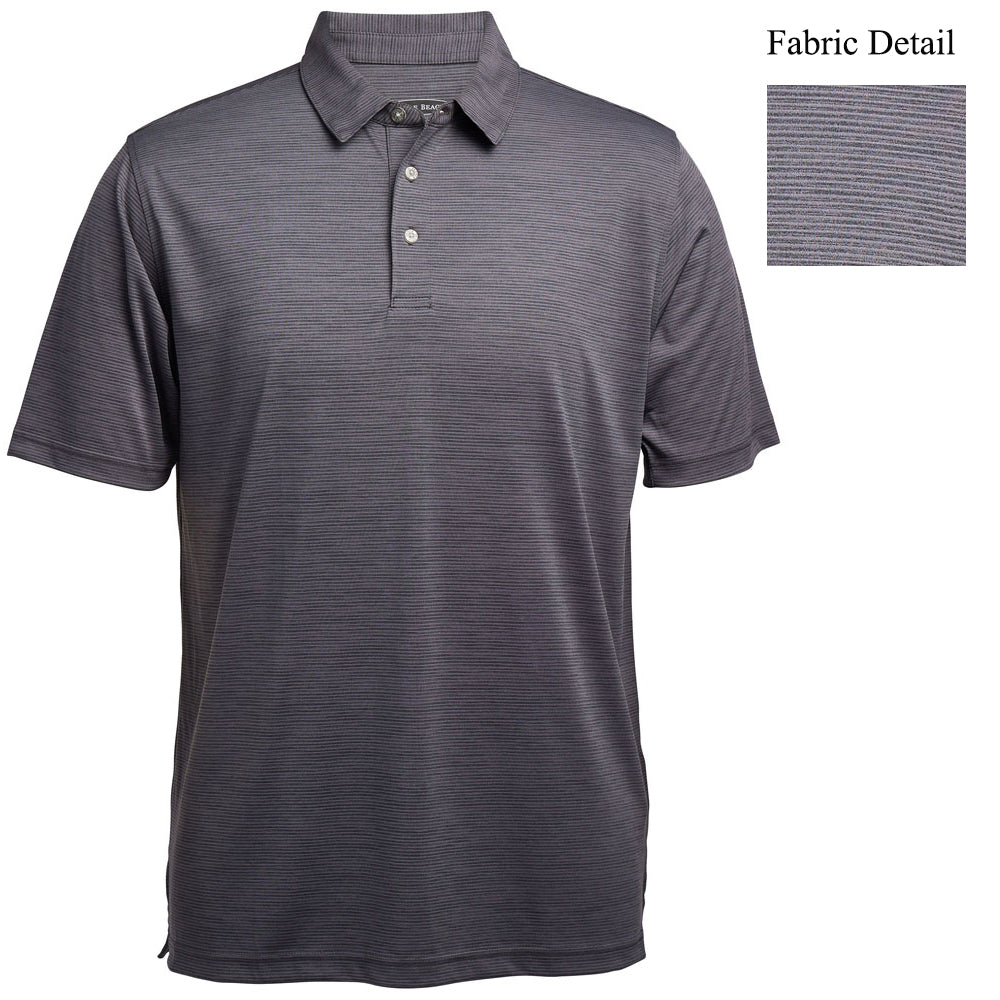 Pebble Beach Men's Heather Texture Polo Mens Apparel Shirts & Tops
