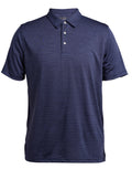 Pebble Beach Men's Heather Texture Polo Mens Apparel Shirts & Tops