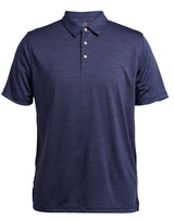 Pebble Beach Men's Heather Texture Polo Mens Apparel Shirts & Tops