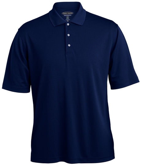 Pebble Beach Men's Grid Texture Polo Mens Apparel Shirts & Tops