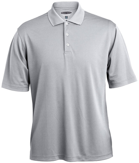 Pebble Beach Men's Grid Texture Polo Mens Apparel Shirts & Tops