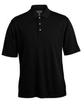 Pebble Beach Men's Grid Texture Polo Mens Apparel Shirts & Tops