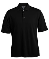 Pebble Beach Men's Grid Texture Polo Mens Apparel Shirts & Tops
