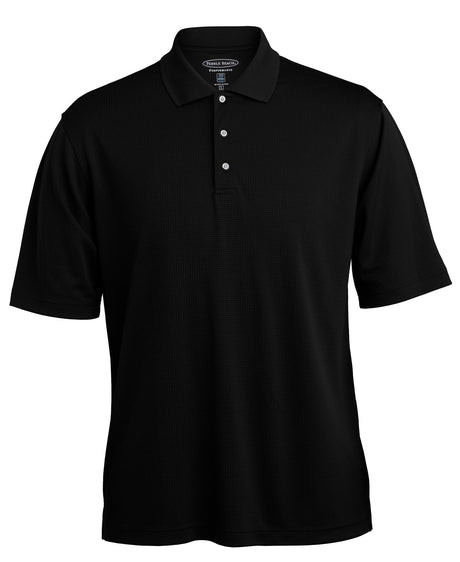 Pebble Beach Men's Grid Texture Polo Mens Apparel Shirts & Tops