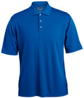 Pebble Beach Men's Grid Texture Polo Mens Apparel Shirts & Tops
