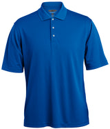 Pebble Beach Men's Grid Texture Polo Mens Apparel Shirts & Tops