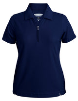 Pebble Beach Women's Solid Pique Polo Womens Apparel Shirts & Tops